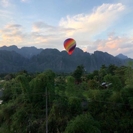 Blue Guesthouse Vang Vieng Exterior foto