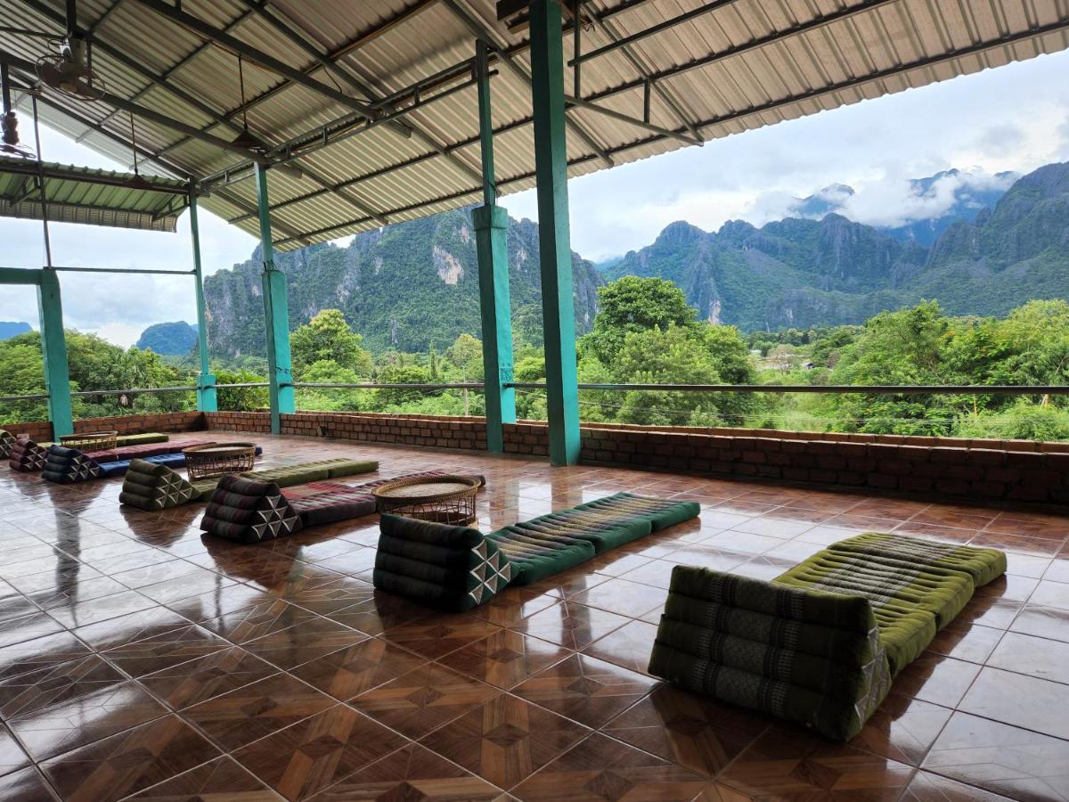 Blue Guesthouse Vang Vieng Exterior foto